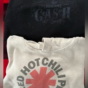 Band graphic hoodies